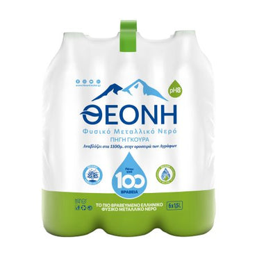 ΘΕΟΝΗ Φυσικό Μεταλλικό Νερό 6x1,5lt