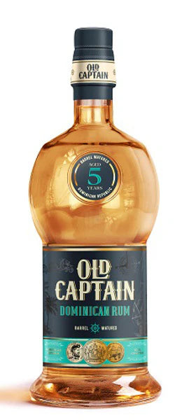 OLD CAPTAIN DOMINICAN AGED RUM 5Y 40% VOL    700ml