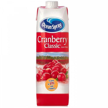 ΧΥΜΟΣ CRANBERRY OCEAN SPRAY 1 LT