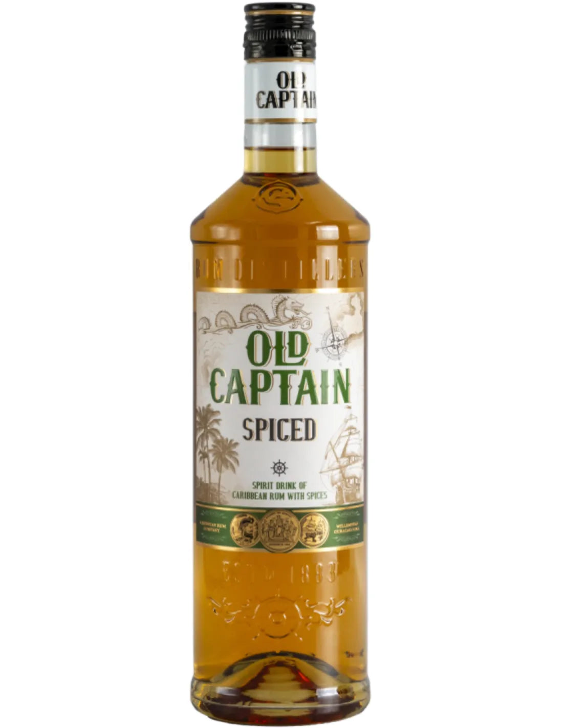 OLD CAPTAIN SPICED RUM 35% Vol  700ml