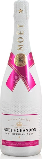 Moet & Chandon Σαμπάνια Ice Imperial Ημίξηρη Ροζέ 750ml