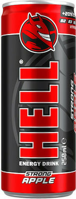 Hell Κουτί Energy Drink Apple με Ανθρακικό 250ml