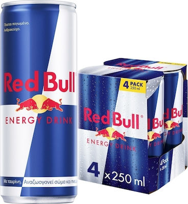 RED BULL ENERGY DRINK 4X250ML